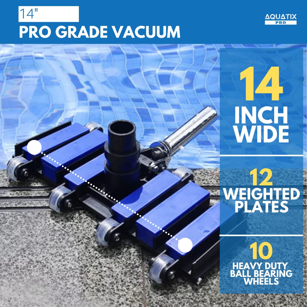 Aquatix Pro wheel detail with aluminum axle for smooth, durable rolling