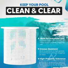 Aquatonics basket installed in skimmer showing easy drop-in replacement