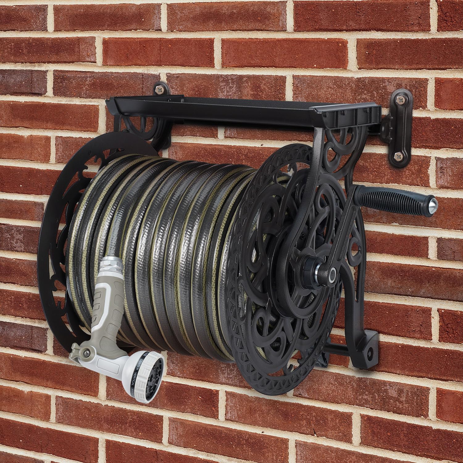 AQUAZILLA sturdy top tray holding nozzles and tools for convenient garden access