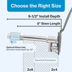 Aquor quick-connect hose detail demonstrating leak-free fast attachment