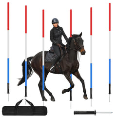 AQWXC front view of six poles and storage bag showing easy transport benefit