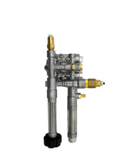 AR ANNOVI REVERBERI close-up of brass unloader and thermal relief highlighting durable valves