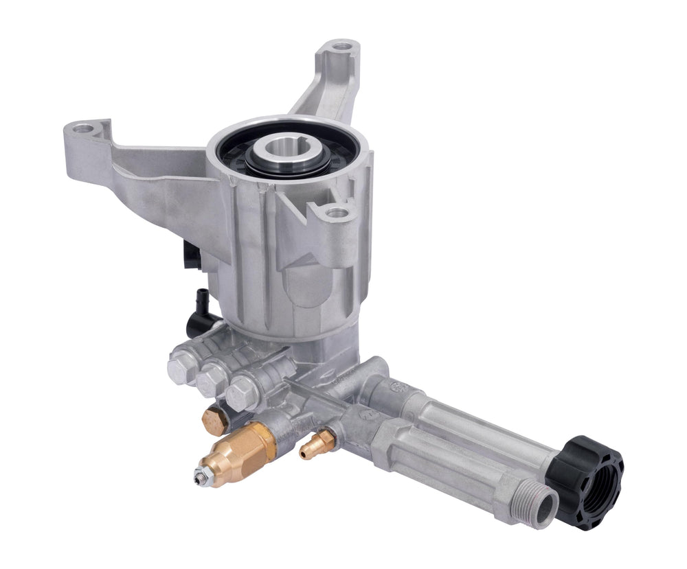 AR Annovi Reverberi front view of left-handed pump showing robust build and compatibility