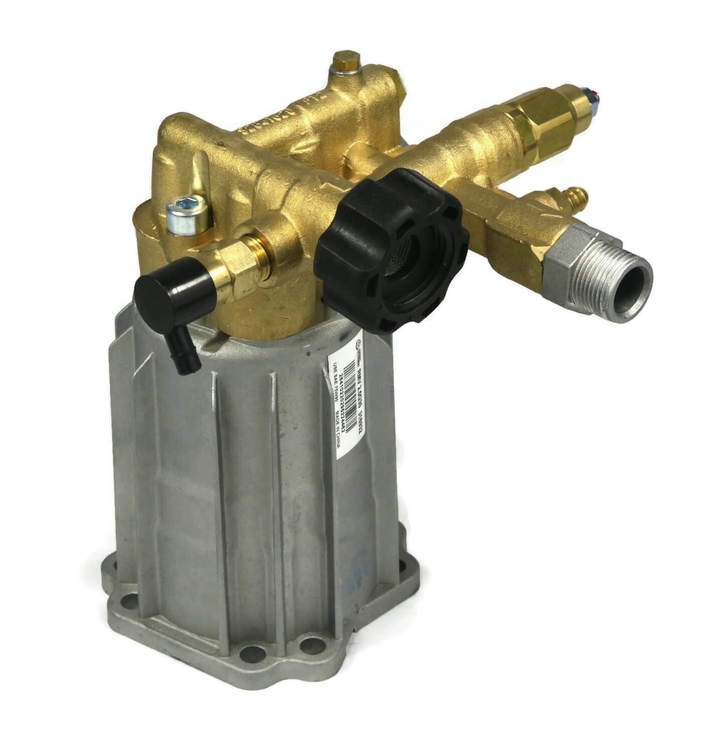AR ANNOVI REVERBERI front view pump showing compact body and mounting points, durable construction benefit