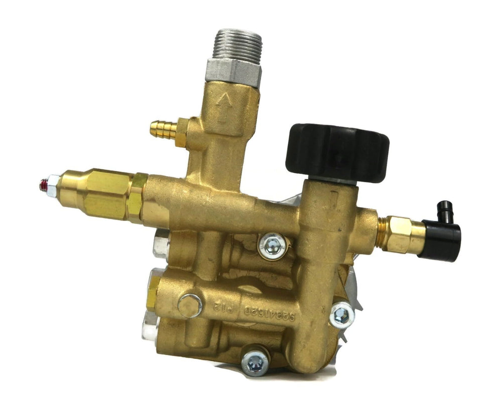AR ANNOVI REVERBERI side shaft and flange showing 3/4-inch hollow shaft for direct-coupling benefit