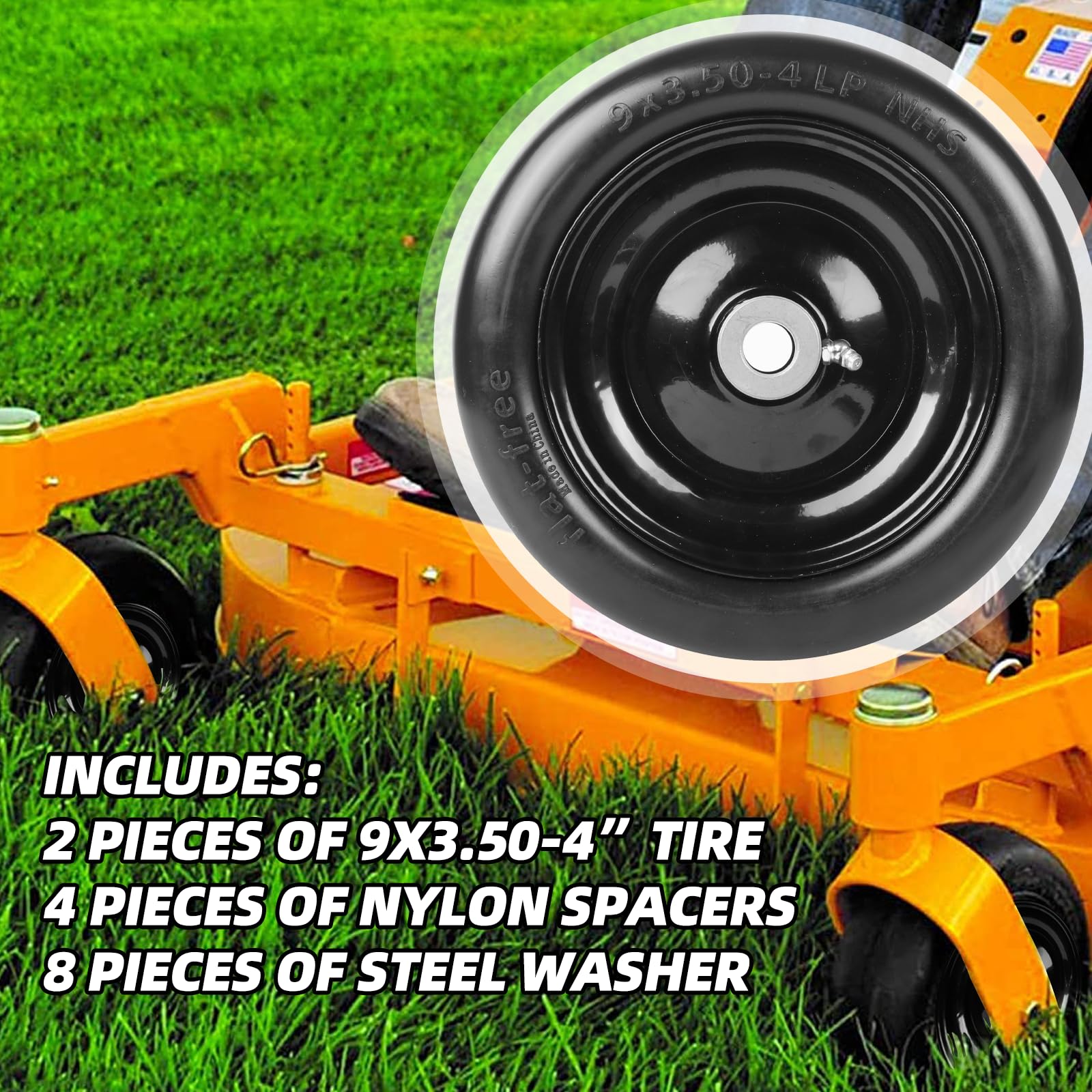AR-PRO adapter kit with nylon spacers and washers to simplify installation and alignment