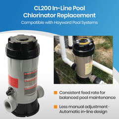 AR-PRO closeup of adjustable feed rate dial for precise chlorine control