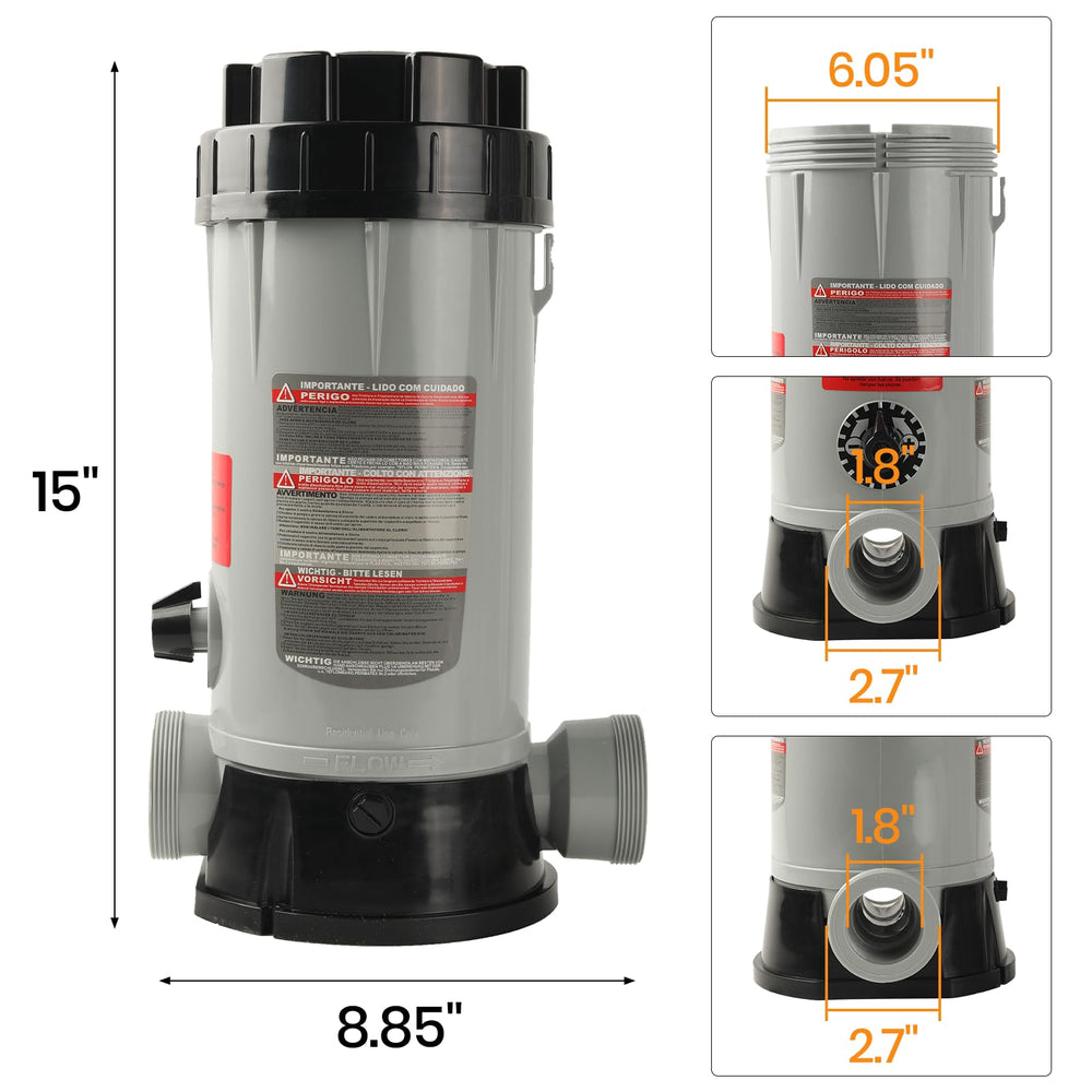 AR-PRO top cover detail with Easy-Lok threaded lid for fast secure refills