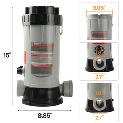 AR-PRO top cover detail with Easy-Lok threaded lid for fast secure refills