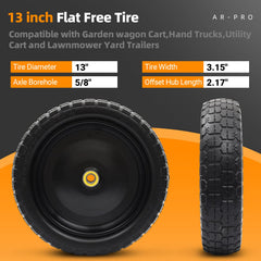 AR-PRO close-up of tread and rim showing polyurethane texture and tear resistance