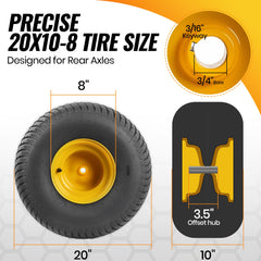 AR-PRO close-up of S-turf tread providing strong traction with minimal turf damage