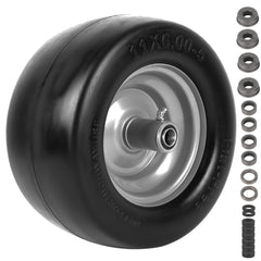AR-PRO front assembly front view showing wheel and tire, durable replacement