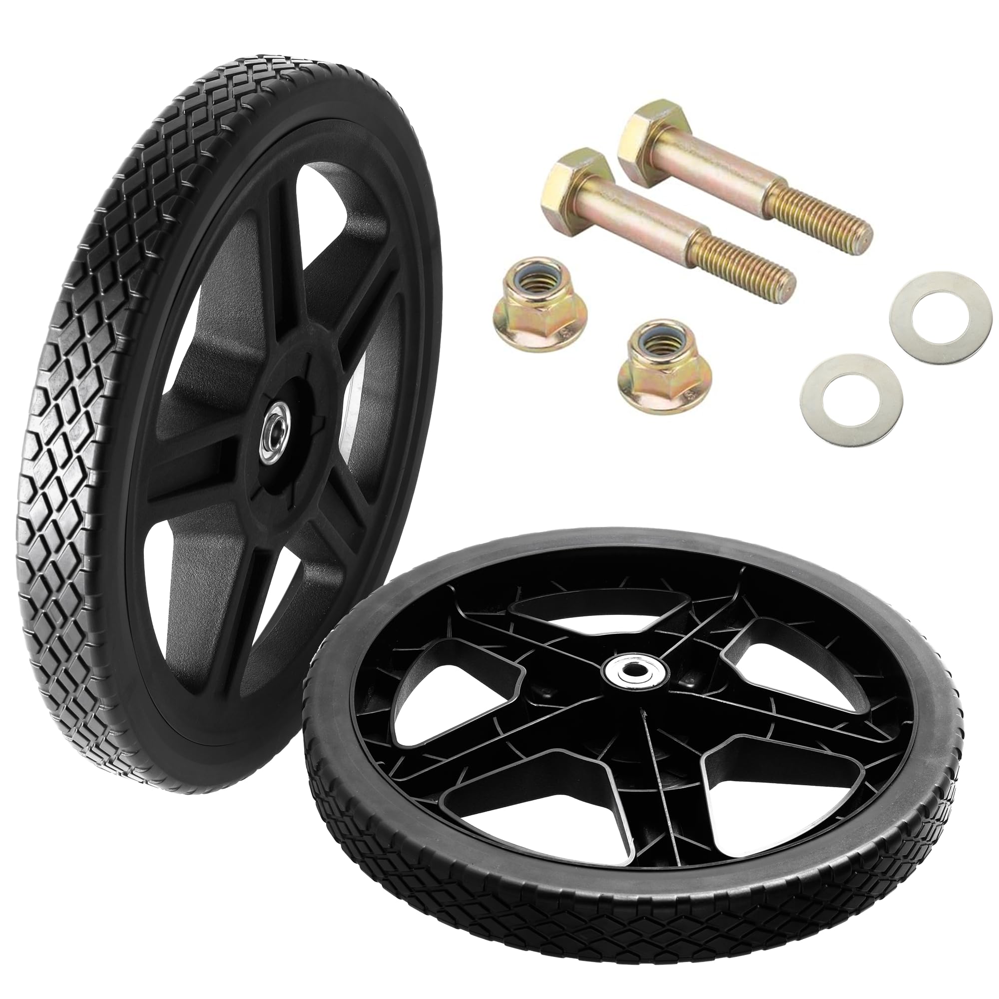 AR-PRO front view of 14-inch replacement wheel showing fit and durability benefit