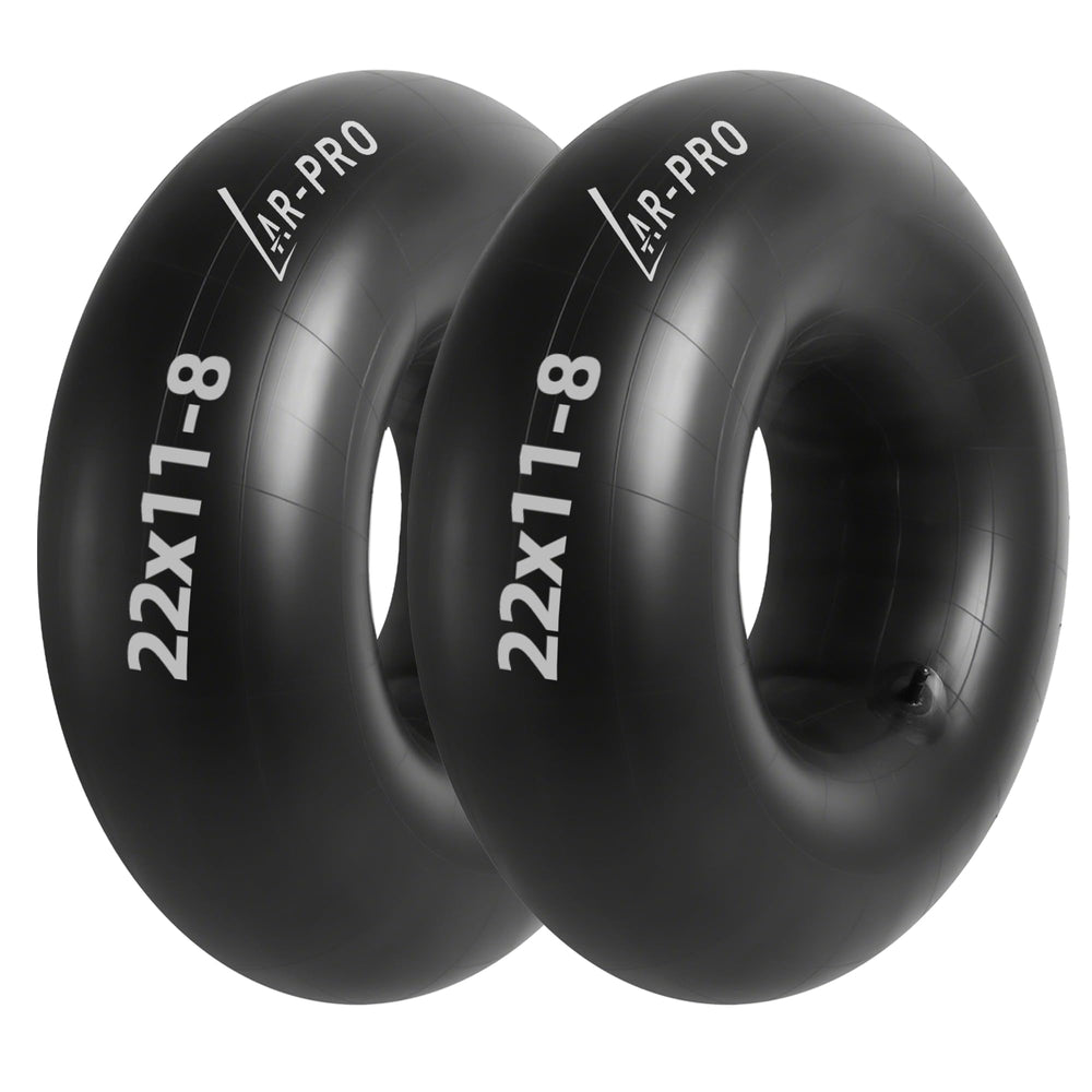AR-PRO front pack showing two inner tubes and labels, durable replacement benefit