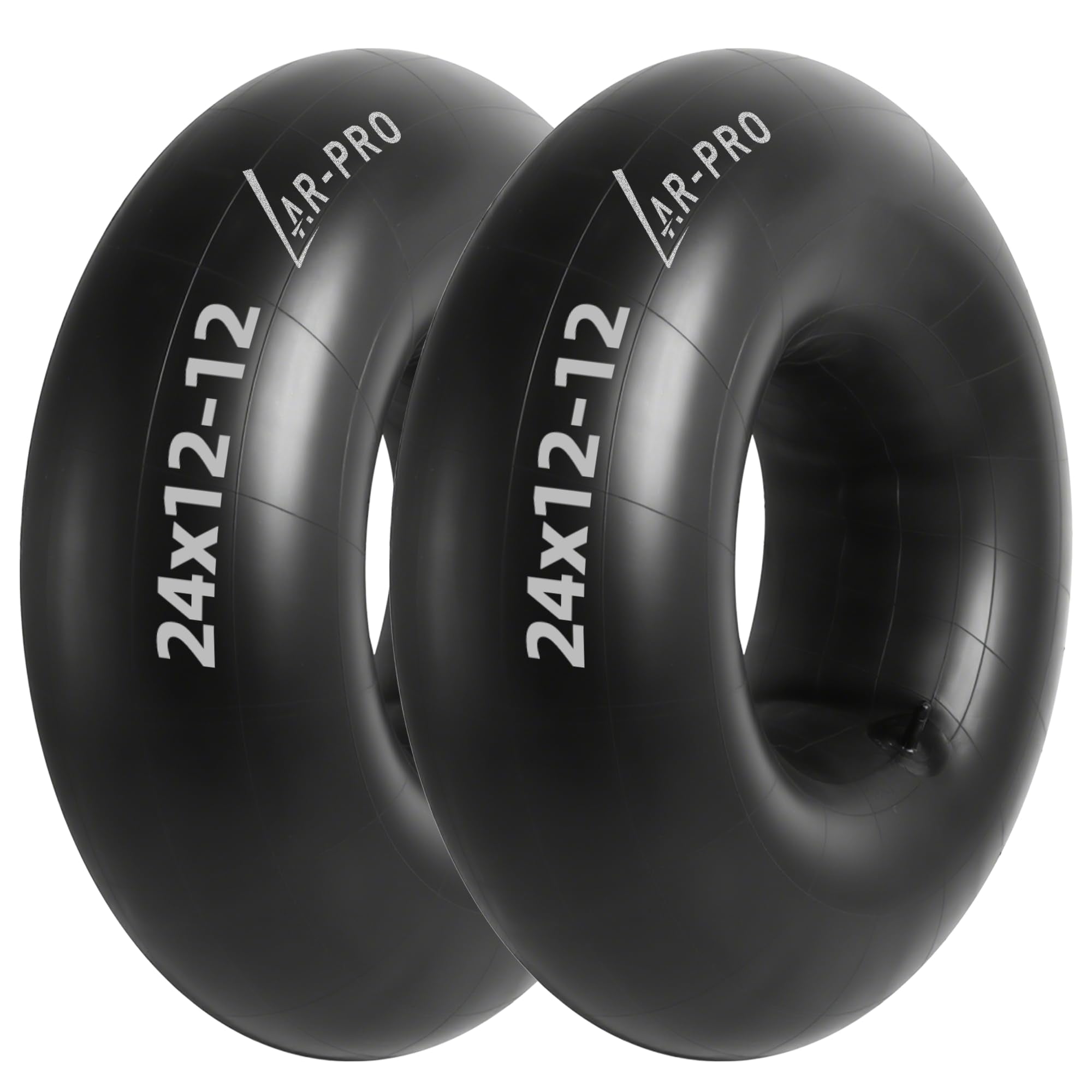 AR-PRO front view of 24x12x12 inner tube showing labeling and value