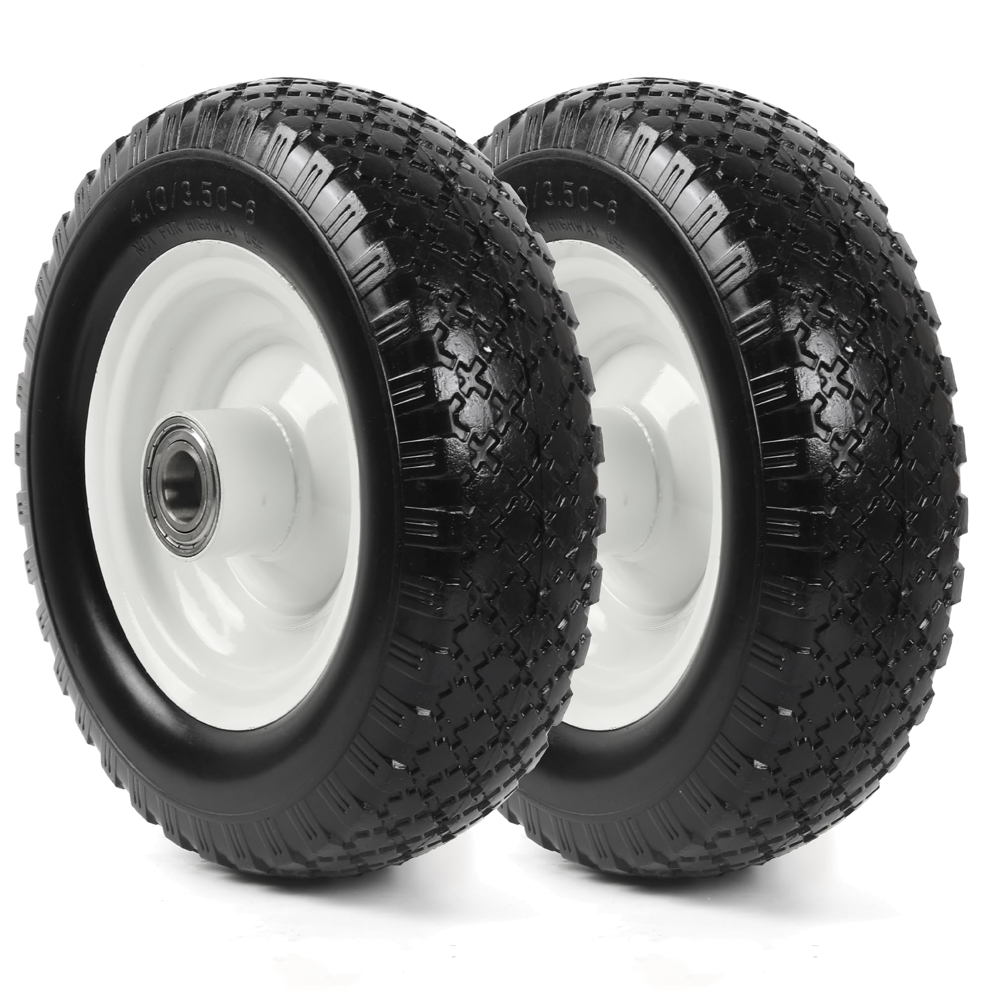 AR-PRO front view of 12-inch wheel showing full assembly and durability benefit