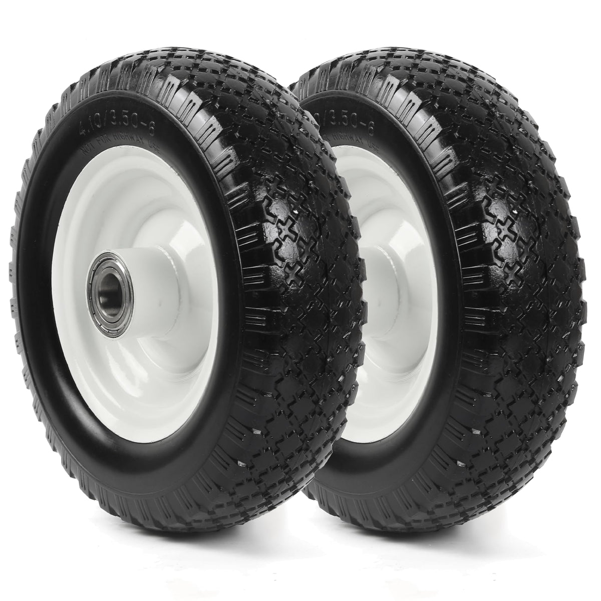 AR-PRO front view of 12-inch wheel showing full assembly and durability benefit