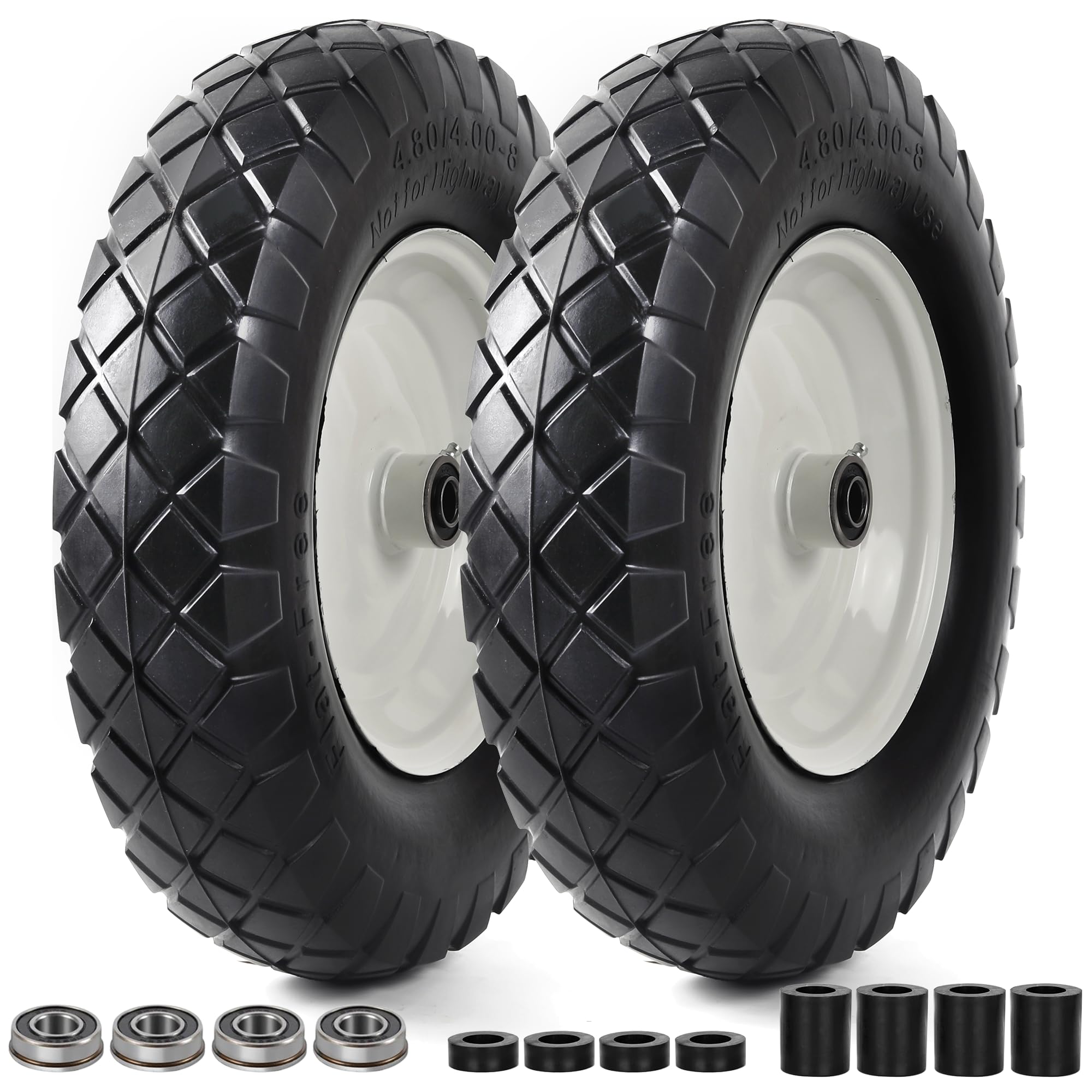 AR-PRO front view of 16-inch solid wheel showing ready-to-install design and durability