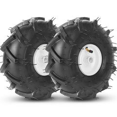 AR-PRO front view of assembled 11x4.00-4 wheel showing rim and tire for easy identification and fit