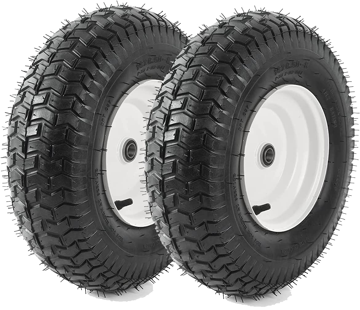AR-PRO front view of assembled 16x6.50-8 wheel showing rim and tire benefits