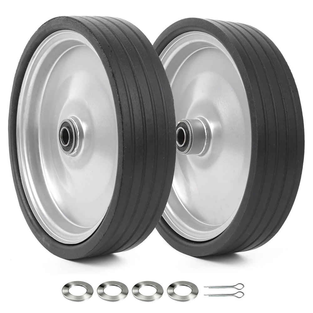 AR-PRO front view of the two-pack solid replacement tires showing durable build and fit