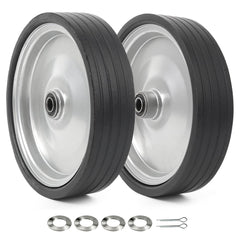 AR-PRO front view of the two-pack solid replacement tires showing durable build and fit