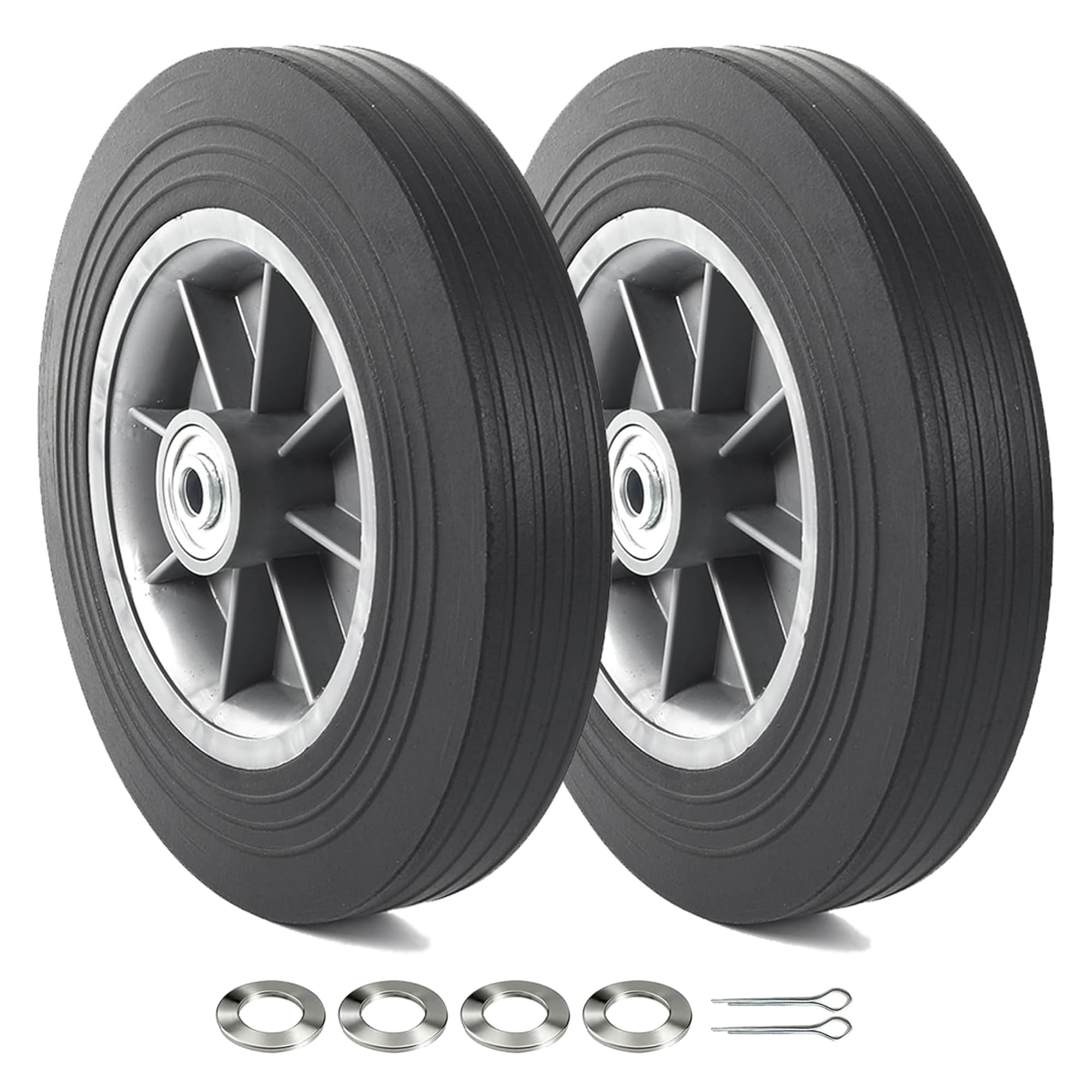 AR-PRO front view of 10-inch wheel pack showing fit and durability
