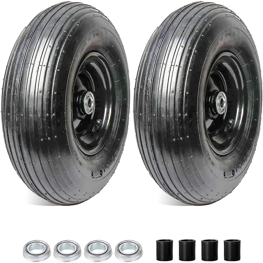 AR-PRO front view wheel assembly showing complete tire and rim, improves hauling stability
