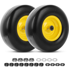 AR-PRO front wheel assembly showing complete tire and rim, durable replacement