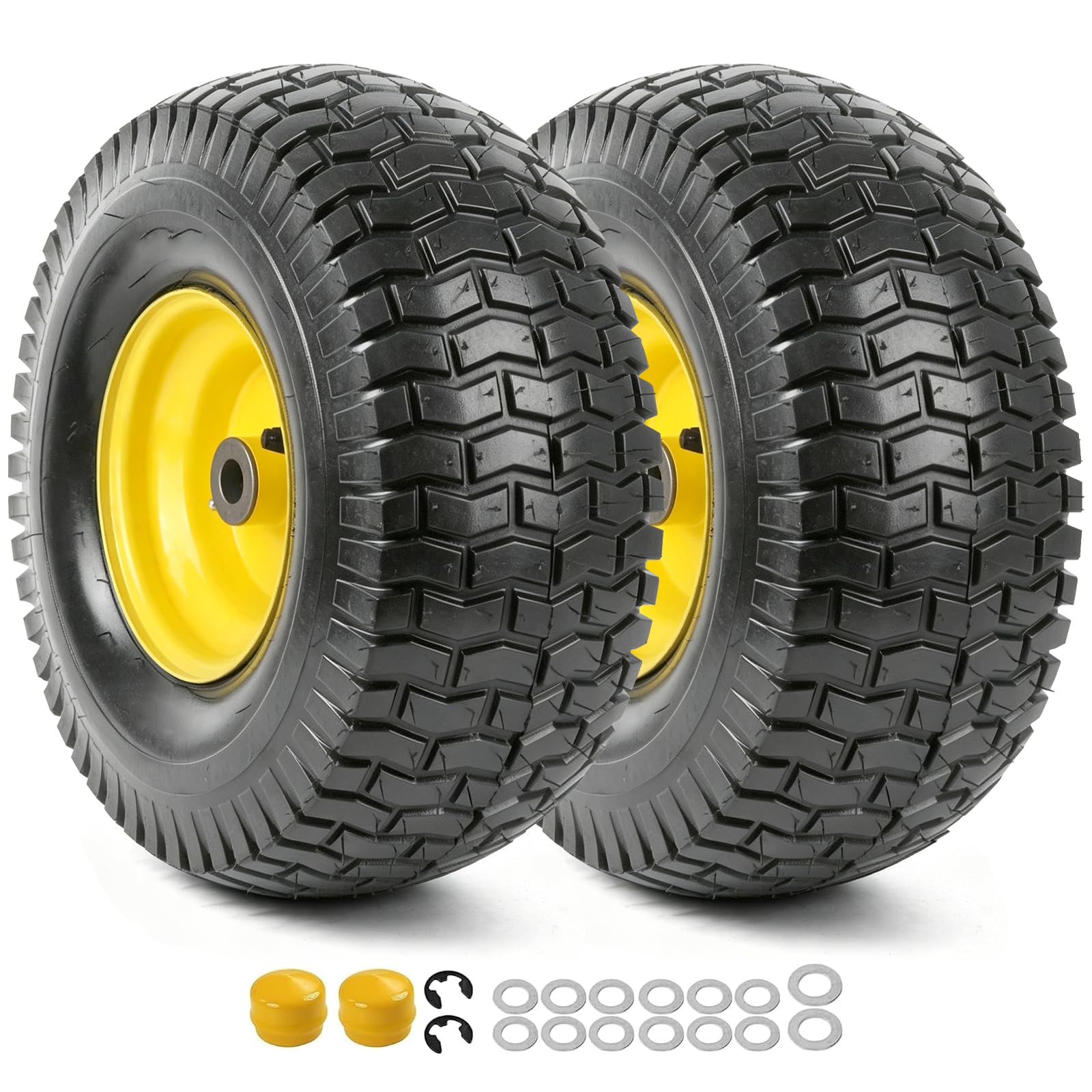 AR-PRO front wheel front view showing sturdy rim for reliable steering
