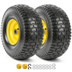 AR-PRO front wheel front view showing sturdy rim for reliable steering