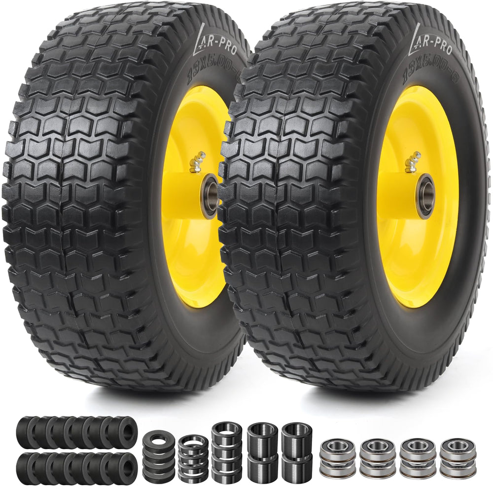 AR-PRO front wheel packaging showing two assembled wheels and benefits
