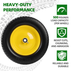 AR-PRO hub and bearing closeup showing included 3/4" and 5/8" options for secure fit and reduced vibration