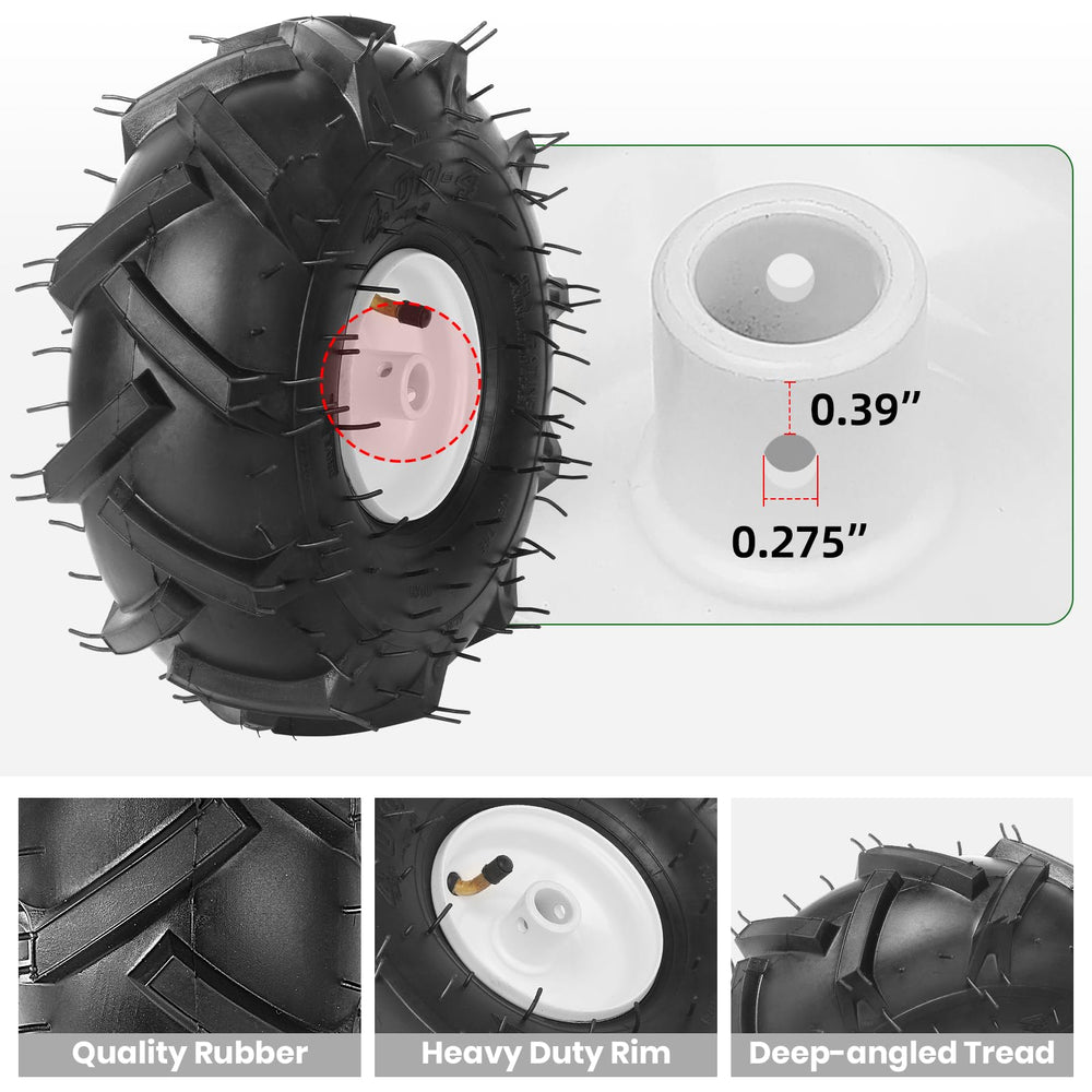 AR-PRO hub area showing 0.275-inch pin hole and centered hub for accurate mounting