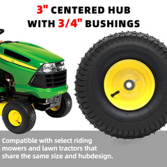 AR-PRO centered 3" hub and 3/4" bushing detail for accurate fitment