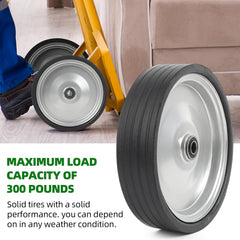AR-PRO installed on a hand truck demonstrating flat-free reliability and easier hauling