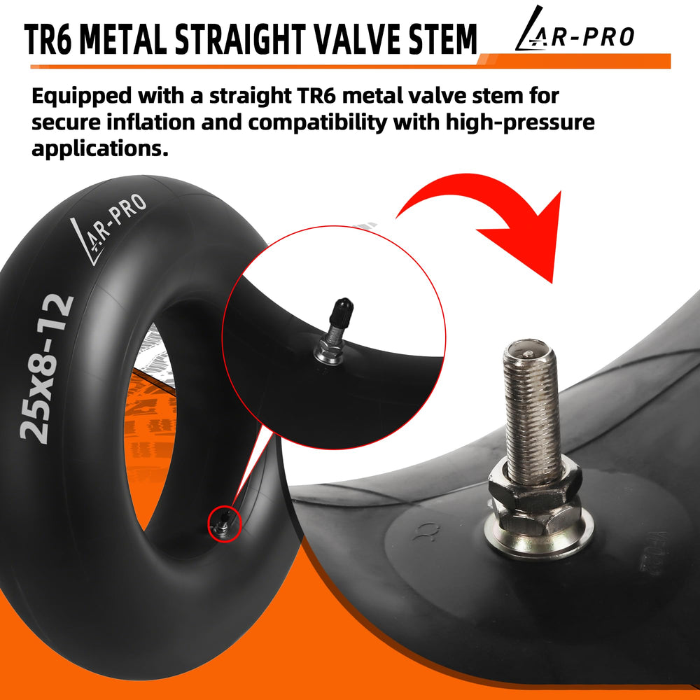 AR-PRO installed on an ATV tire demonstrating reliable fit and stable air retention