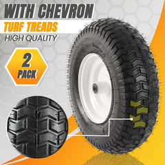 AR-PRO wheel mounted on garden trailer demonstrating fit and handling benefit