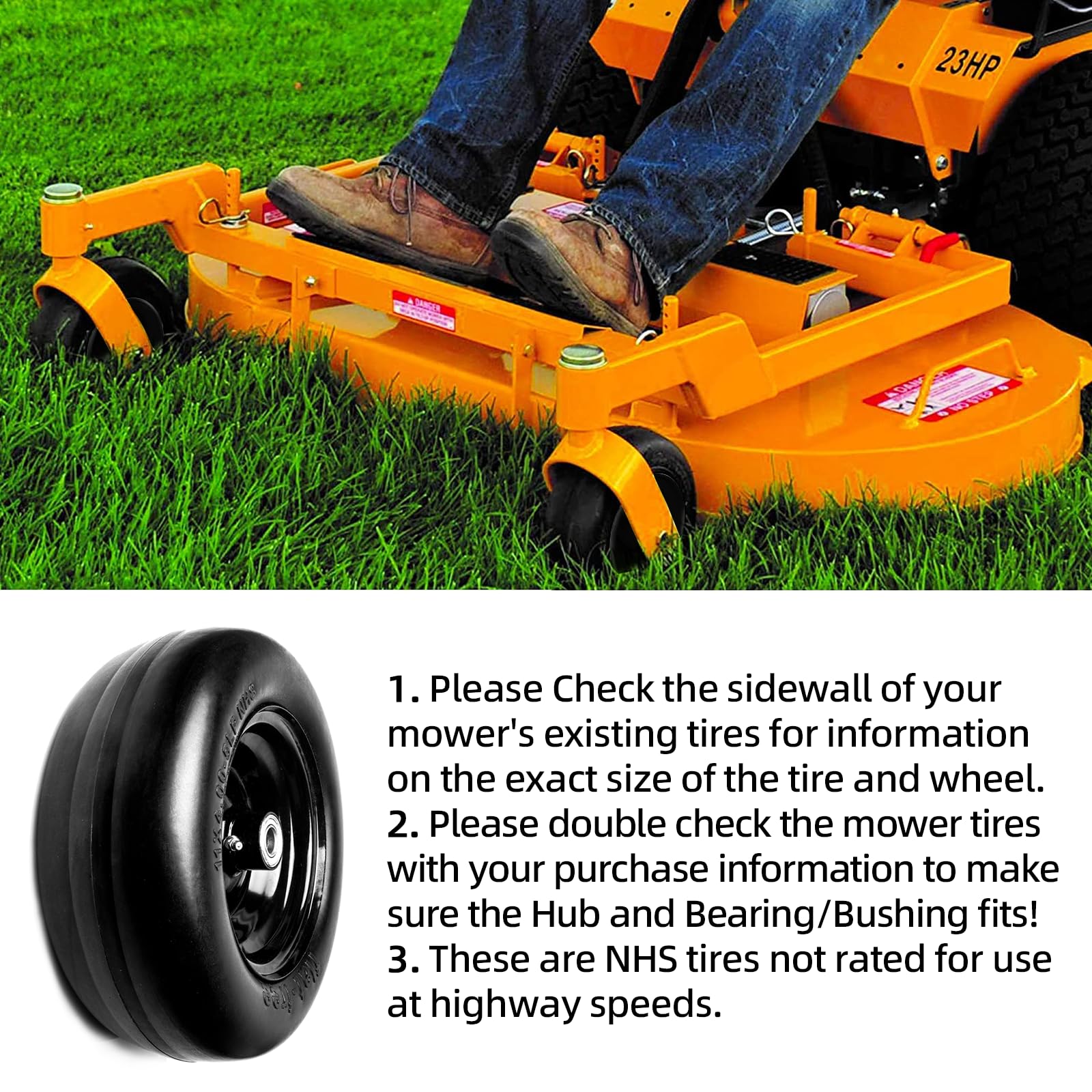 AR-PRO mounted on a zero-turn mower showing easy replacement benefit