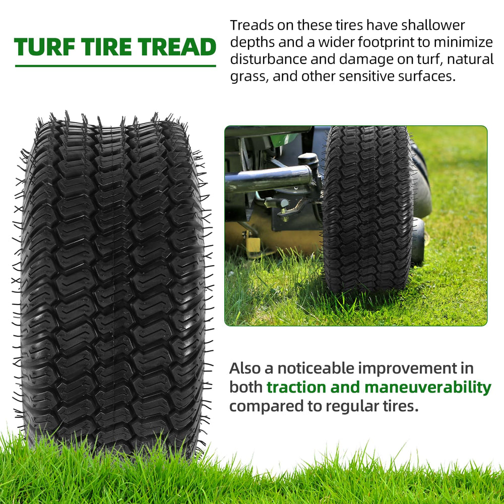 AR-PRO tire beside a tape measure showing scale and correct 6-inch rim fit