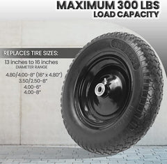 AR-PRO side profile of the 14.5 inch solid tire showing compact rollability benefit
