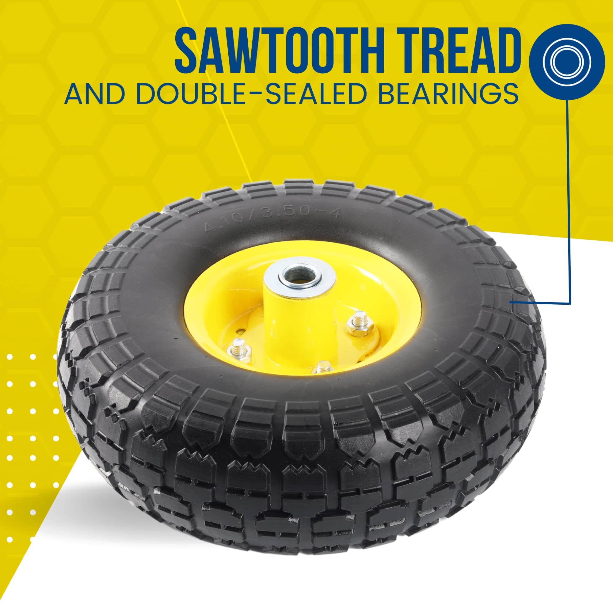 AR-PRO side profile showing reinforced steel rim and four fasteners for reliable stability