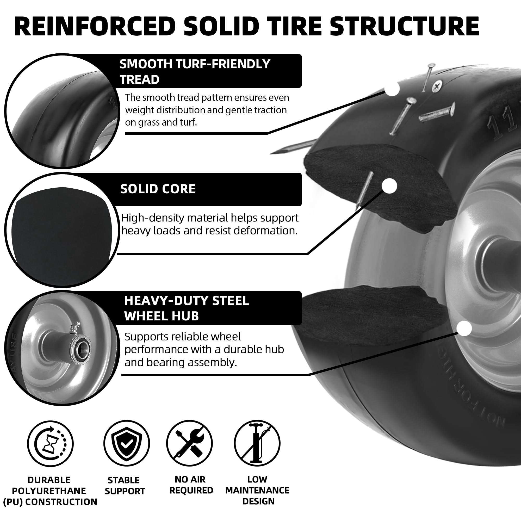 AR-PRO size comparison with ruler showing 11" diameter for correct fit
