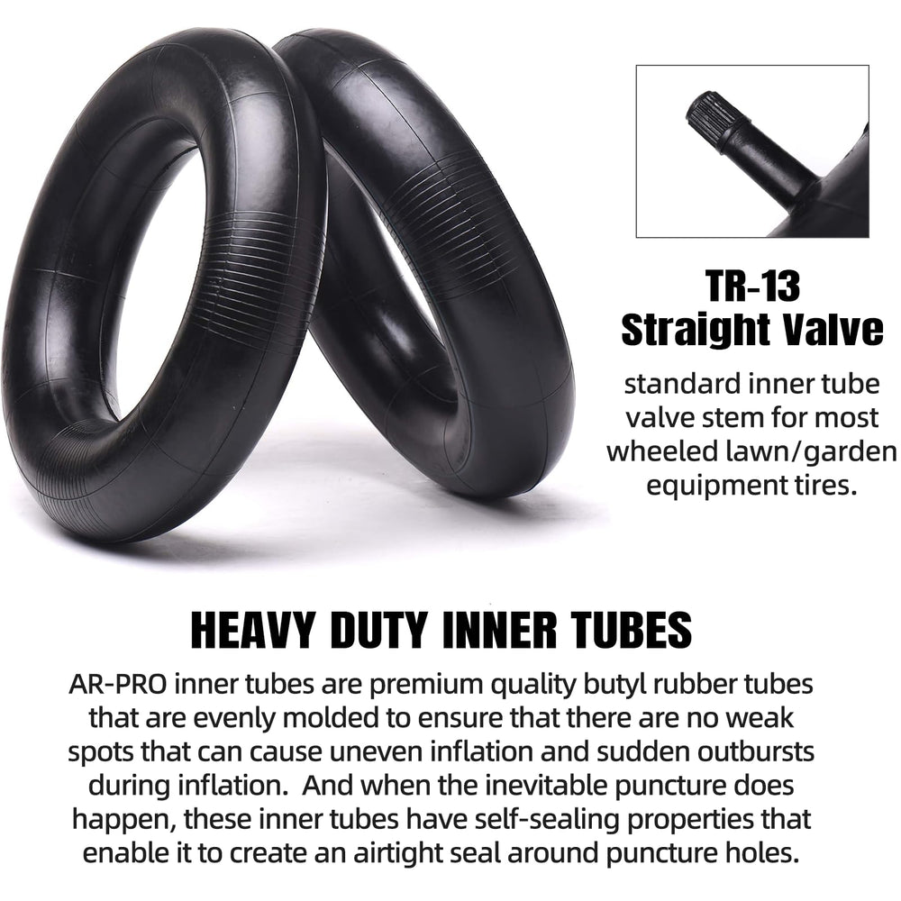 AR-PRO tire next to ruler showing 15.5 inch diameter for correct sizing