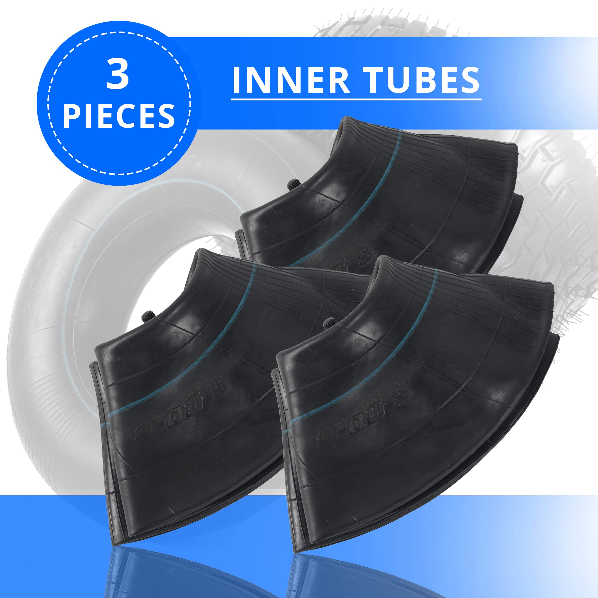 AR-PRO tire beside ruler showing 15x6.00-6 size for fit confirmation