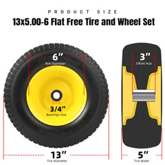 AR-PRO solid tire close-up highlighting puncture-free durability