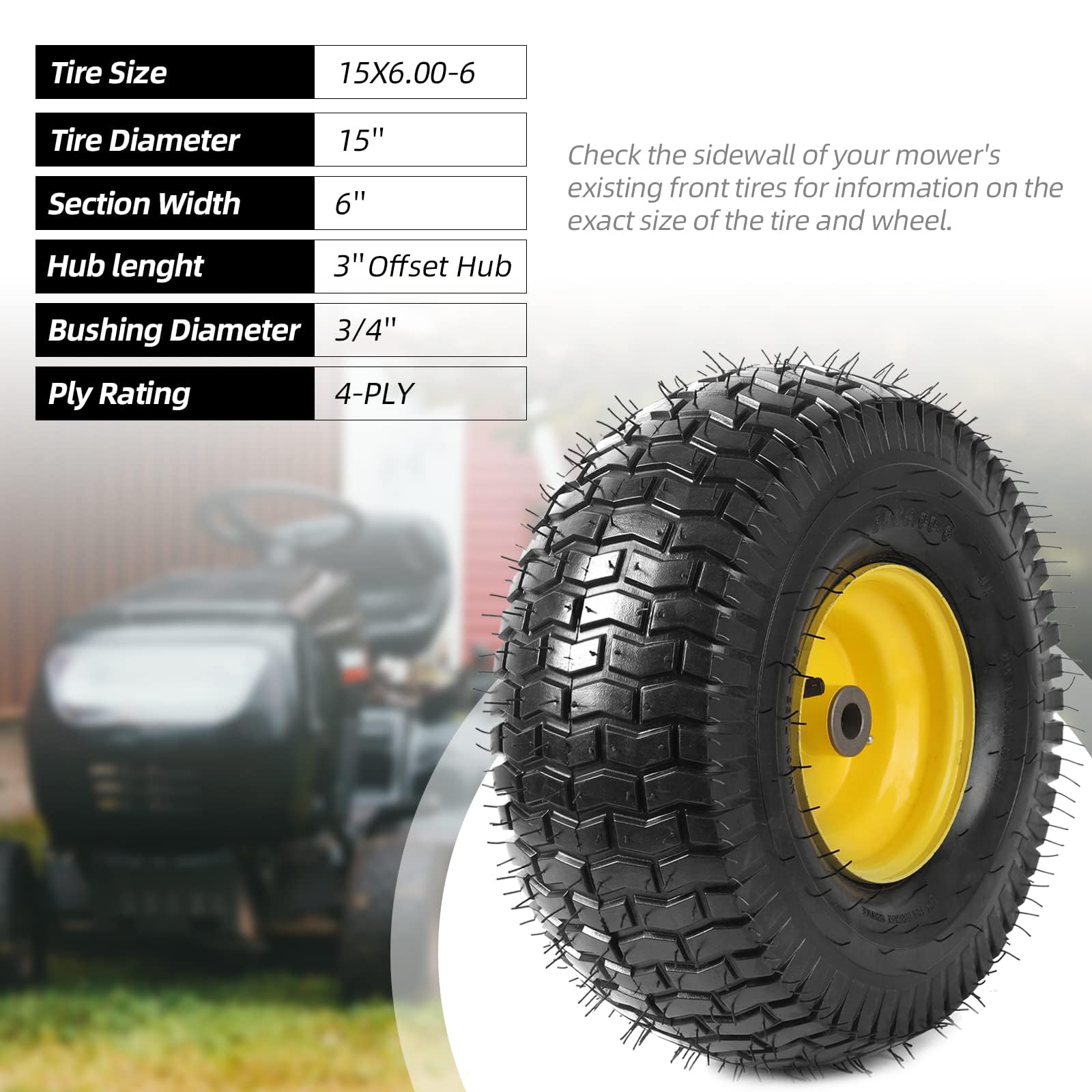 AR-PRO tread closeup displaying turf pattern that protects grass