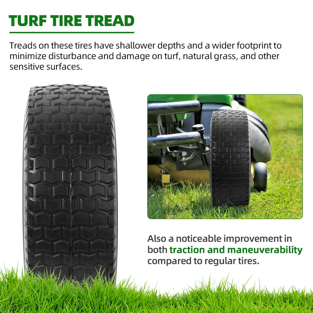 AR-PRO tread pattern close-up showing turf-friendly traction