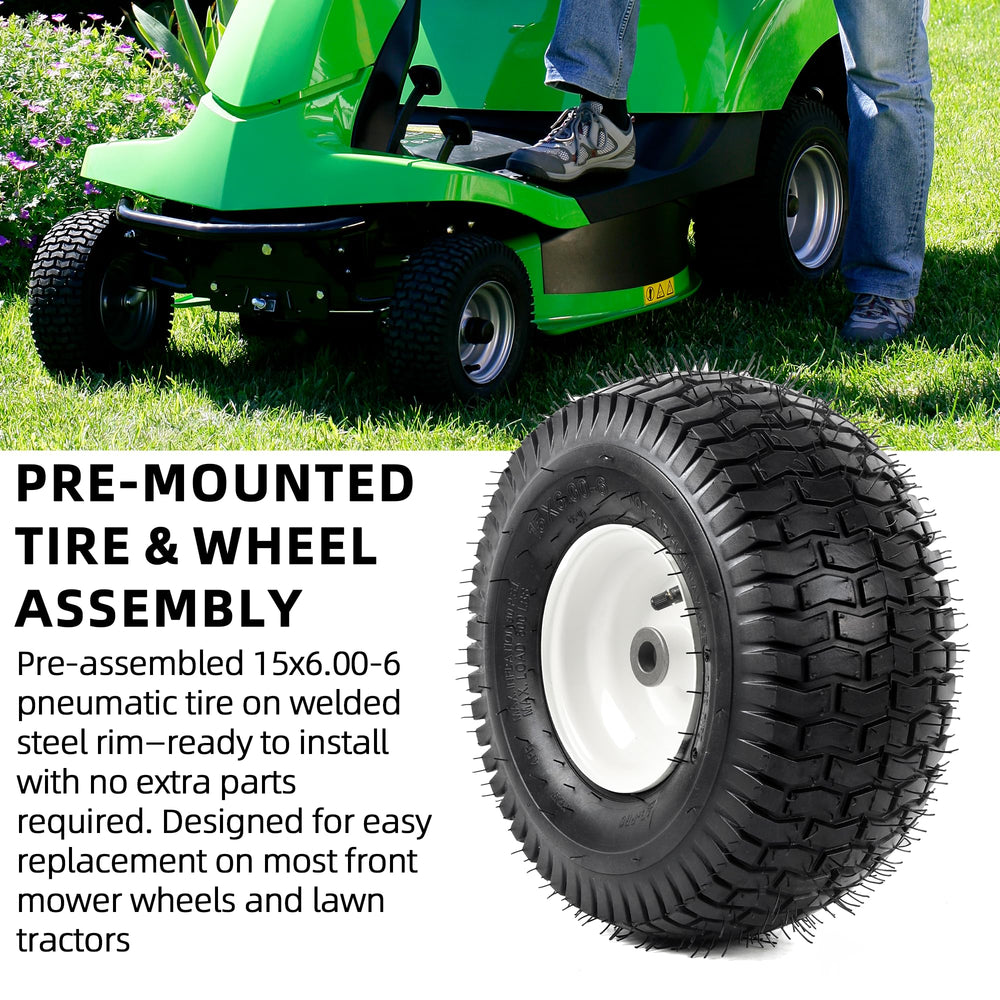 AR-PRO side angle showing welded 6-inch steel rim for lasting durability