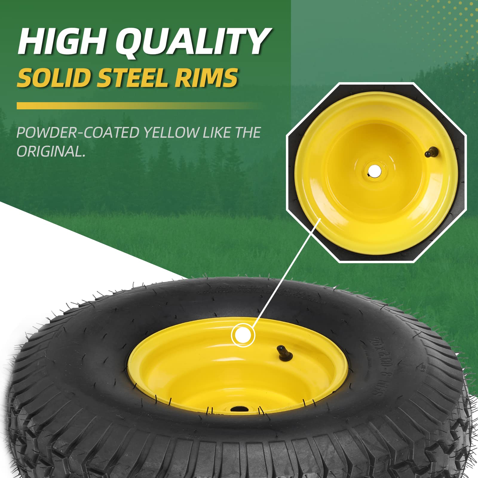 AR-PRO installed on riding mower rear axle demonstrating fit and improved traction
